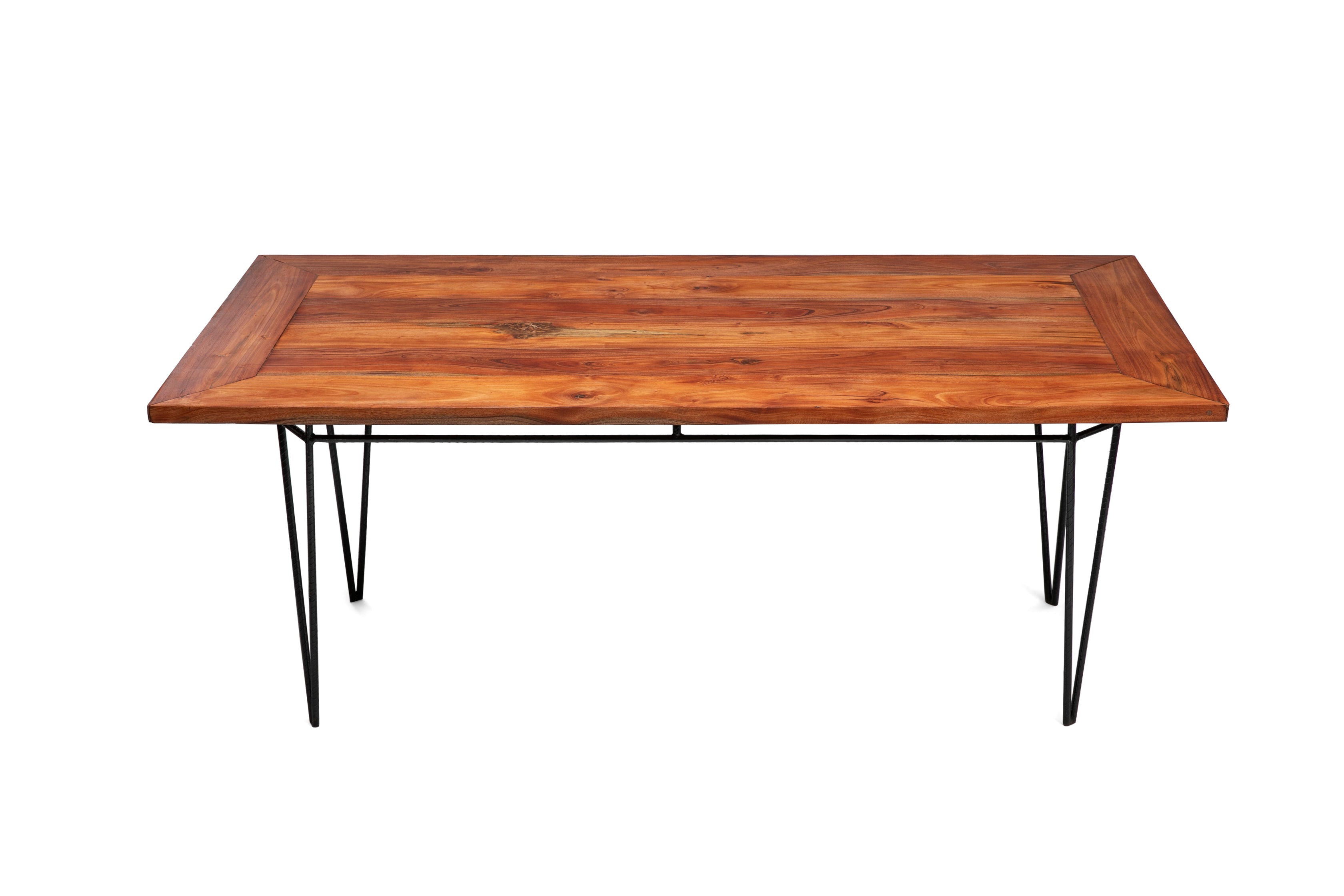 African Mahogany Dining Table - Handcrafted Furniture