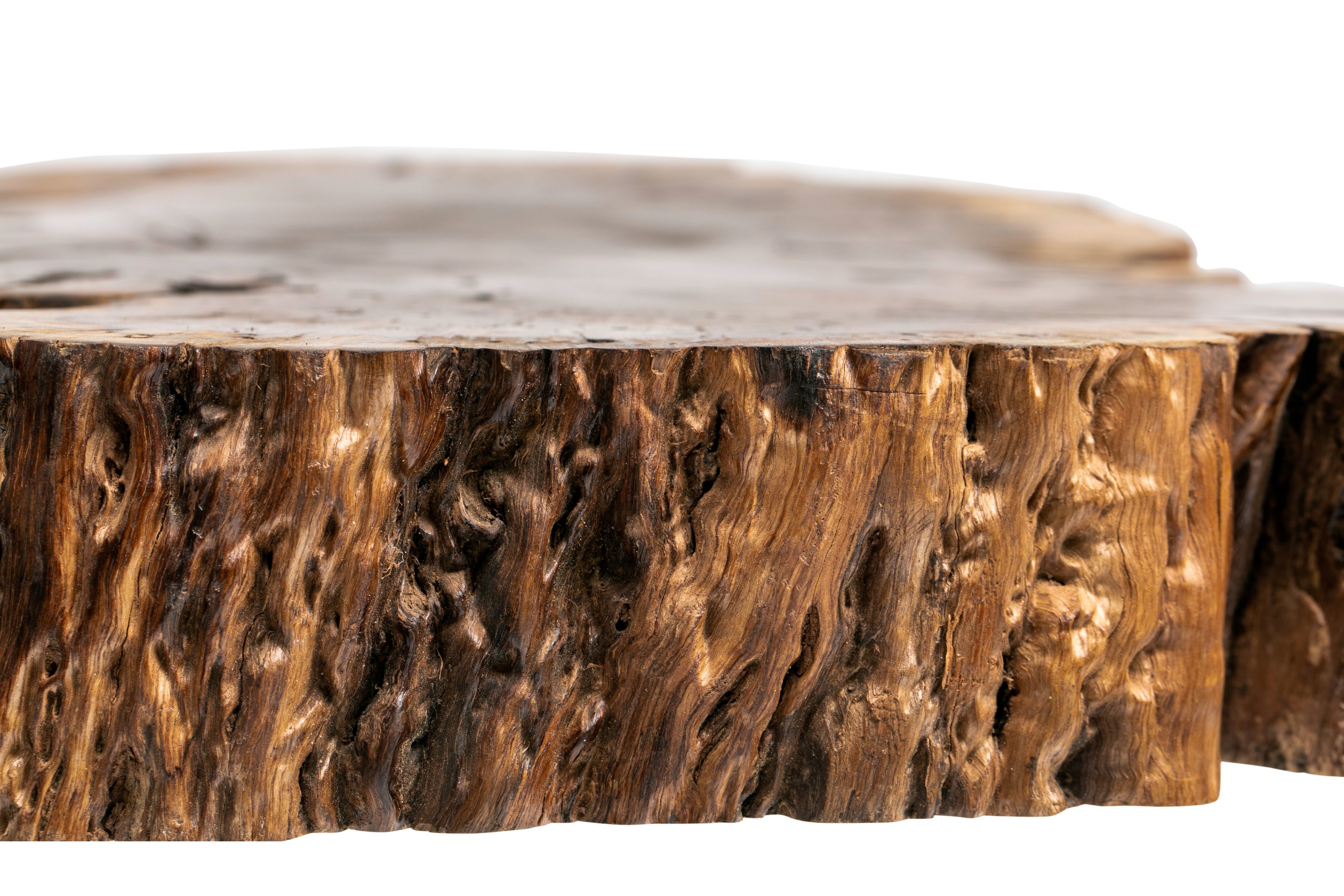 Live Edge Wood Coffee Table - Mid Century Modern - Handcrafted Furniture