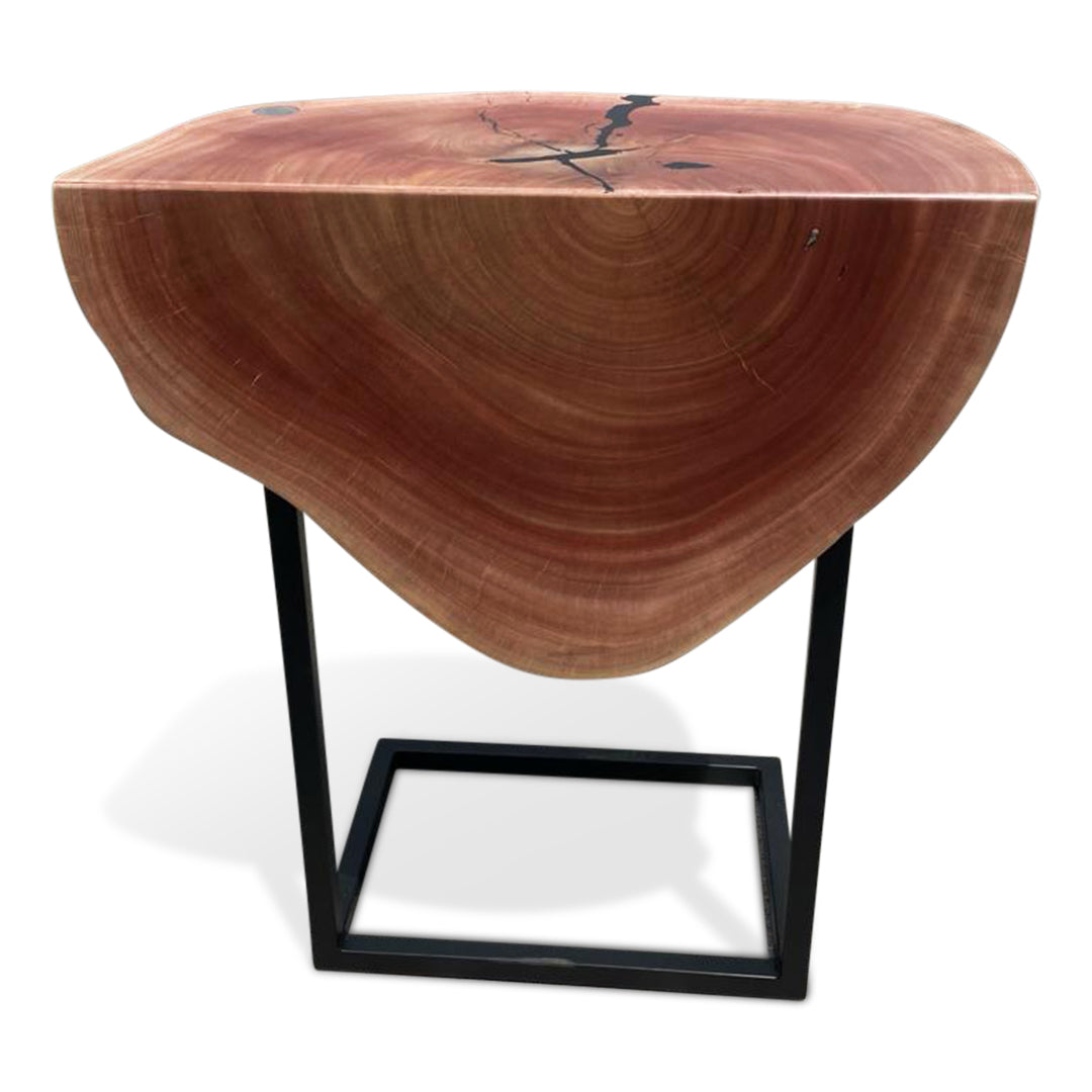 Handcrafted African Mahogany "Dali" End Table
