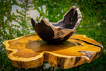 Luxury Table Centerpiece - Handcrafted Wooden Bowl - Dining Room Home Decor