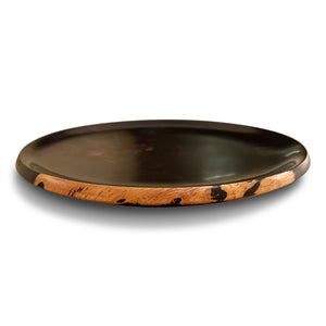 Handcrafted African Blackwood Wooden Plate - Home Decor