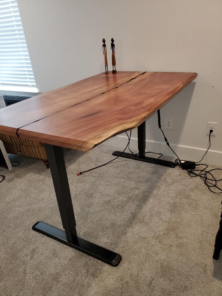 Height Adjustable Desk - Mid Century Modern - Handcrafted Furniture