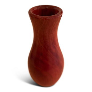 Handcrafted African Mahogany Vase