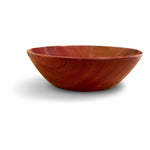 Handcrafted African Mahogany Large Bowl