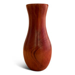 Handcrafted African Mahogany Vase